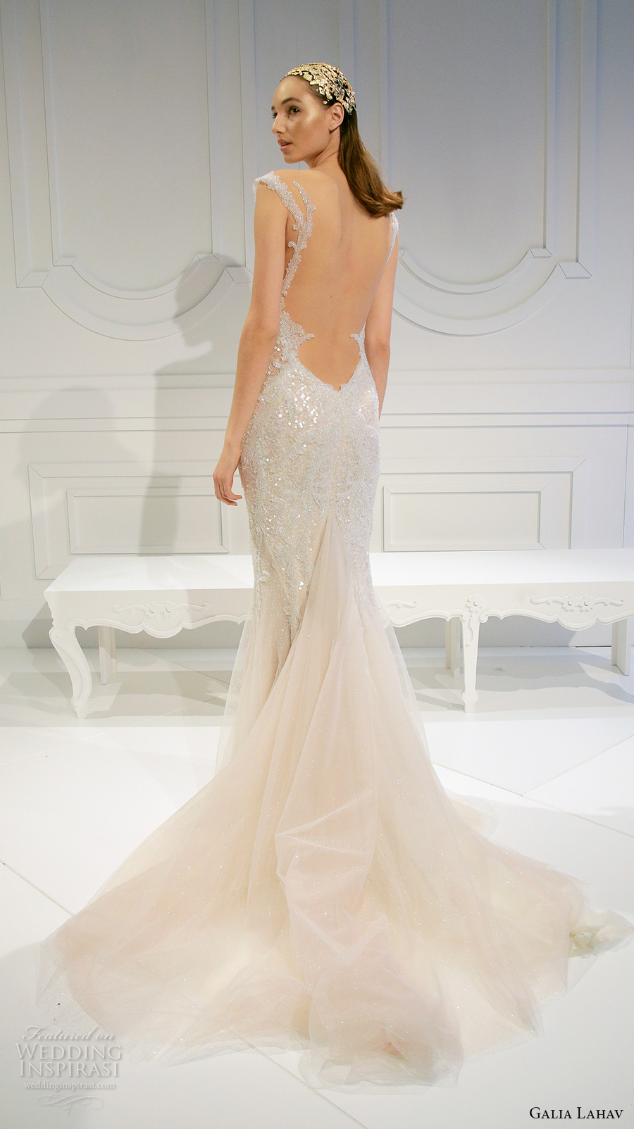 galia lahav spring 2017 bridal cap sleeves sweetheart keyhole neckline heavily embellished bodice tulle skirt trumpet wedding dress low open back chapel train (013) bv galia lahav spring 2017 bridal cap sleeves sweetheart keyhole neckline heavily embellished bodice tulle skirt trumpet wedding dress low open back chapel train (013) bv