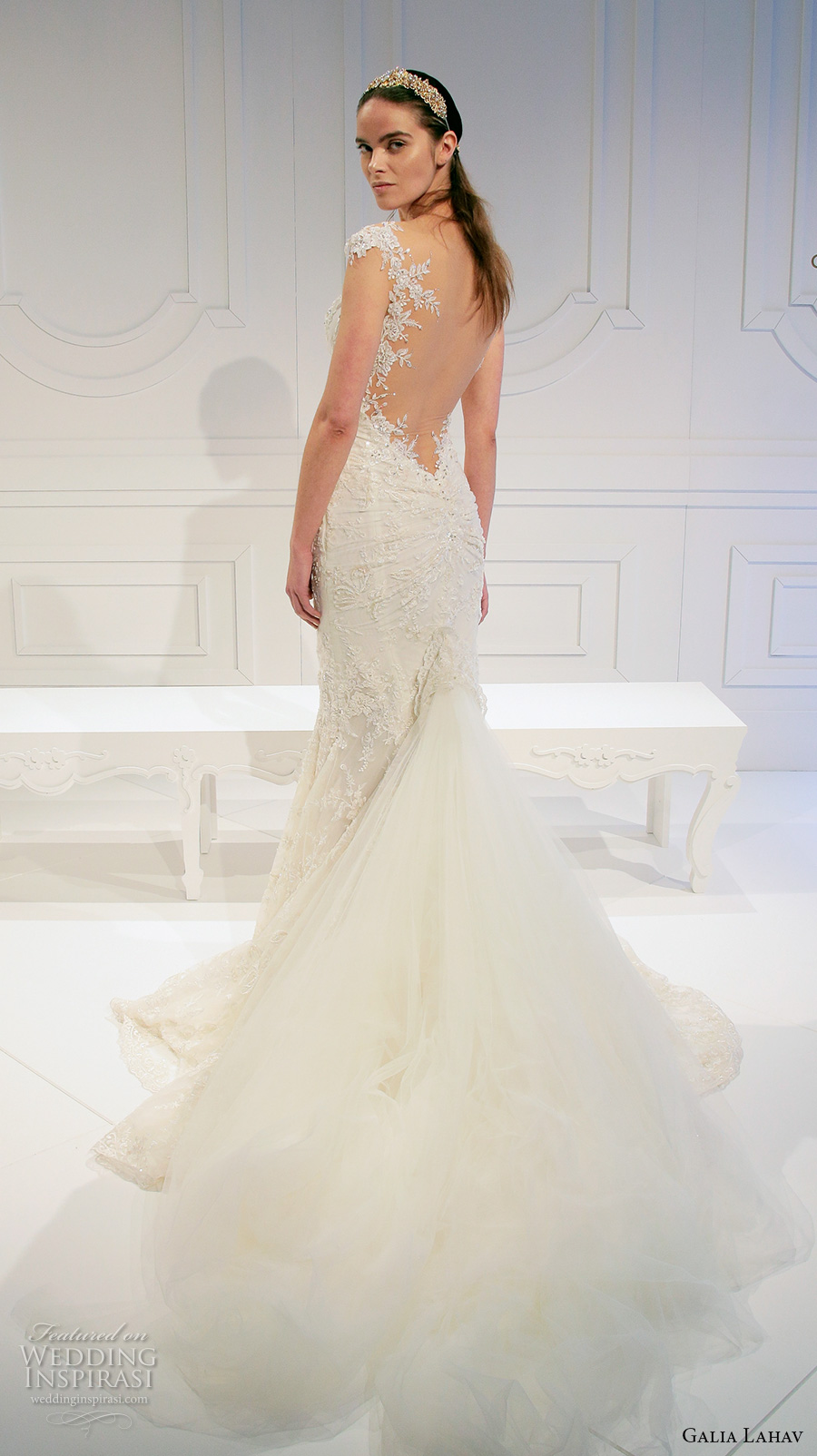 galia lahav spring 2017 bridal cap sleeves sweetheart neckline bustier bodice fully embellished mermaid wedding dress low back chapel train (002) bv galia lahav spring 2017 bridal cap sleeves sweetheart neckline bustier bodice fully embellished mermaid wedding dress low back chapel train (002) bv