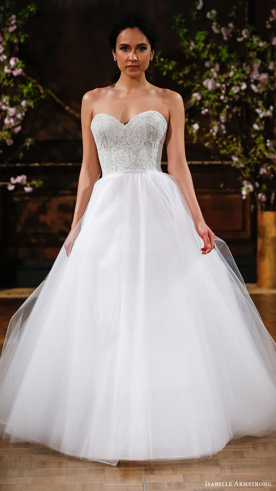 isabelle armstrong bridal spring 2017 strapless sweetheart ball gown wedding dress (jacki) mv romantic