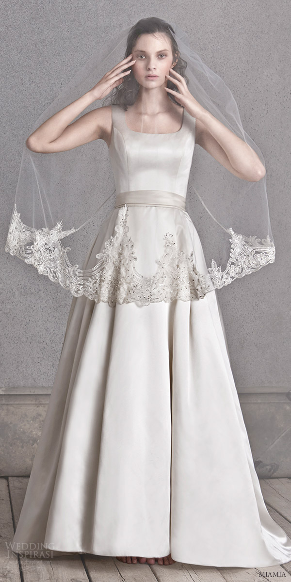 miamia bridal 2016 sleeveless thick straps square neck aline wedding dress (layla) zv oyster color miamia bridal 2016 sleeveless thick straps square neck aline wedding dress (layla) zv oyster color