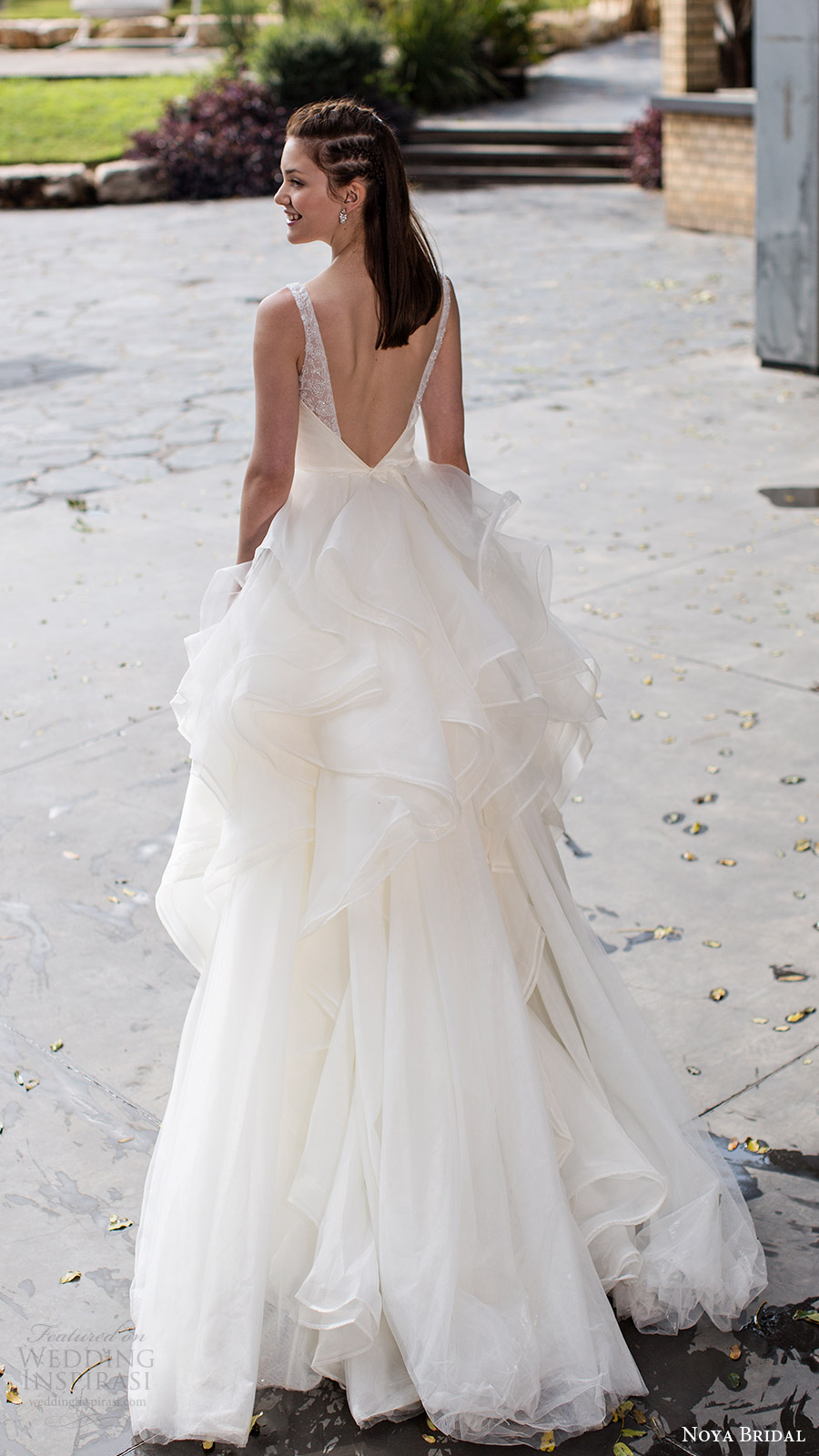 noya bridal 2016 sleeveless straps vneck aline ball gown wedding dress (1209) romantic princess bv noya bridal 2016 sleeveless straps vneck aline ball gown wedding dress (1209) romantic princess bv