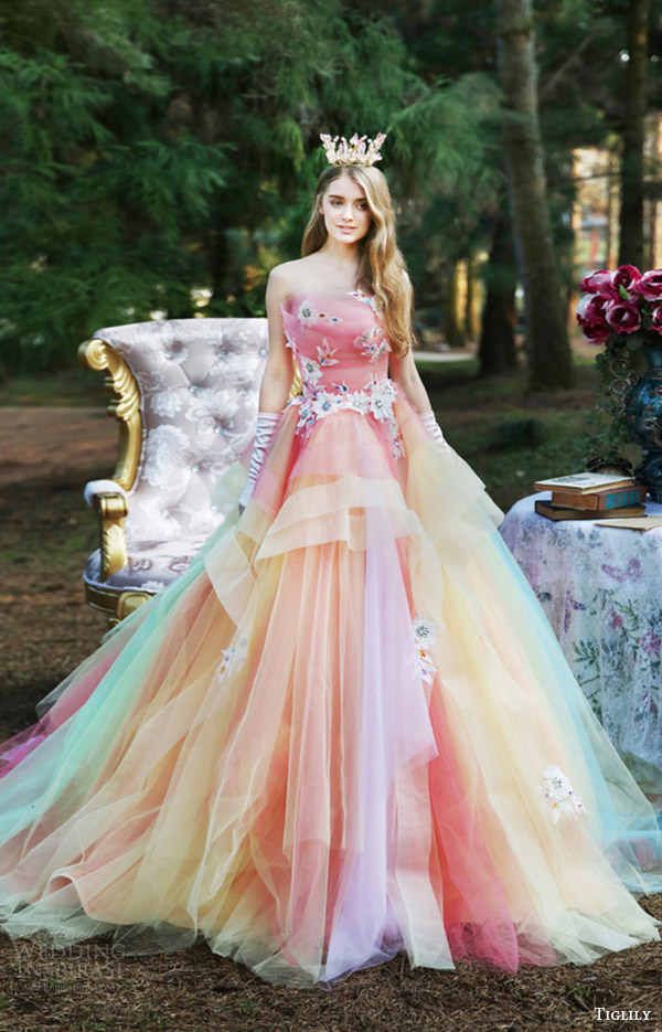 tiglily bridal 2016 strapless straightacross aline wedding dress (joyce) mv multicolor romantic tiglily bridal 2016 strapless straightacross aline wedding dress (joyce) mv multicolor romantic