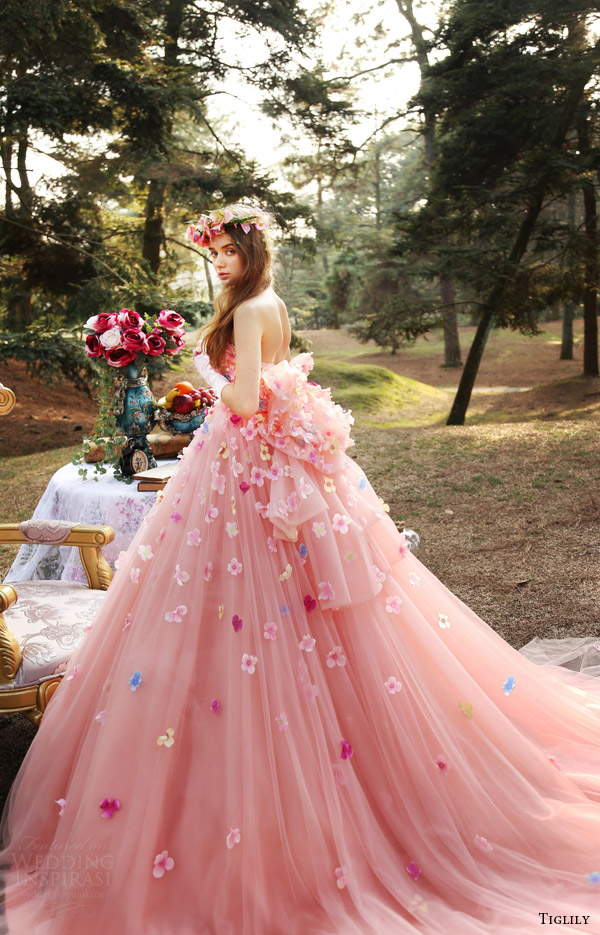 tiglily bridal 2016 strapless straightacross ball gown wedding dress (ann) mv pink color romantic tiglily bridal 2016 strapless straightacross ball gown wedding dress (ann) mv pink color romantic