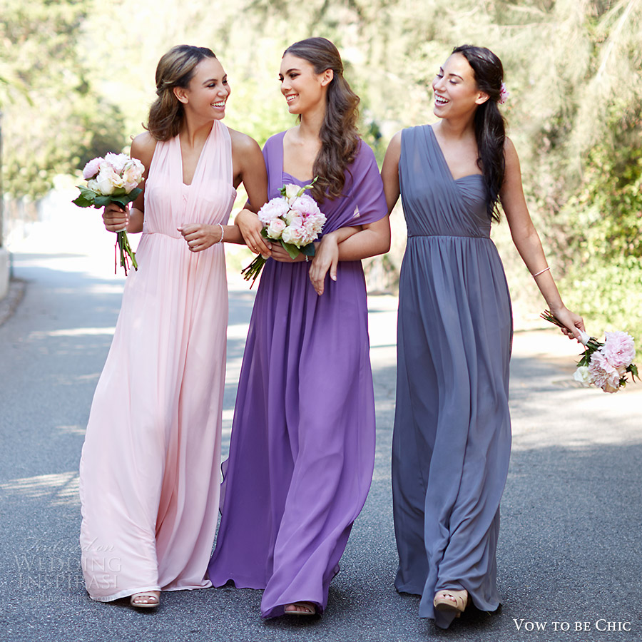 vow to be chic 2016 aidan bridesmaid dress mismatch mix match bridesmaids gowns for rent front