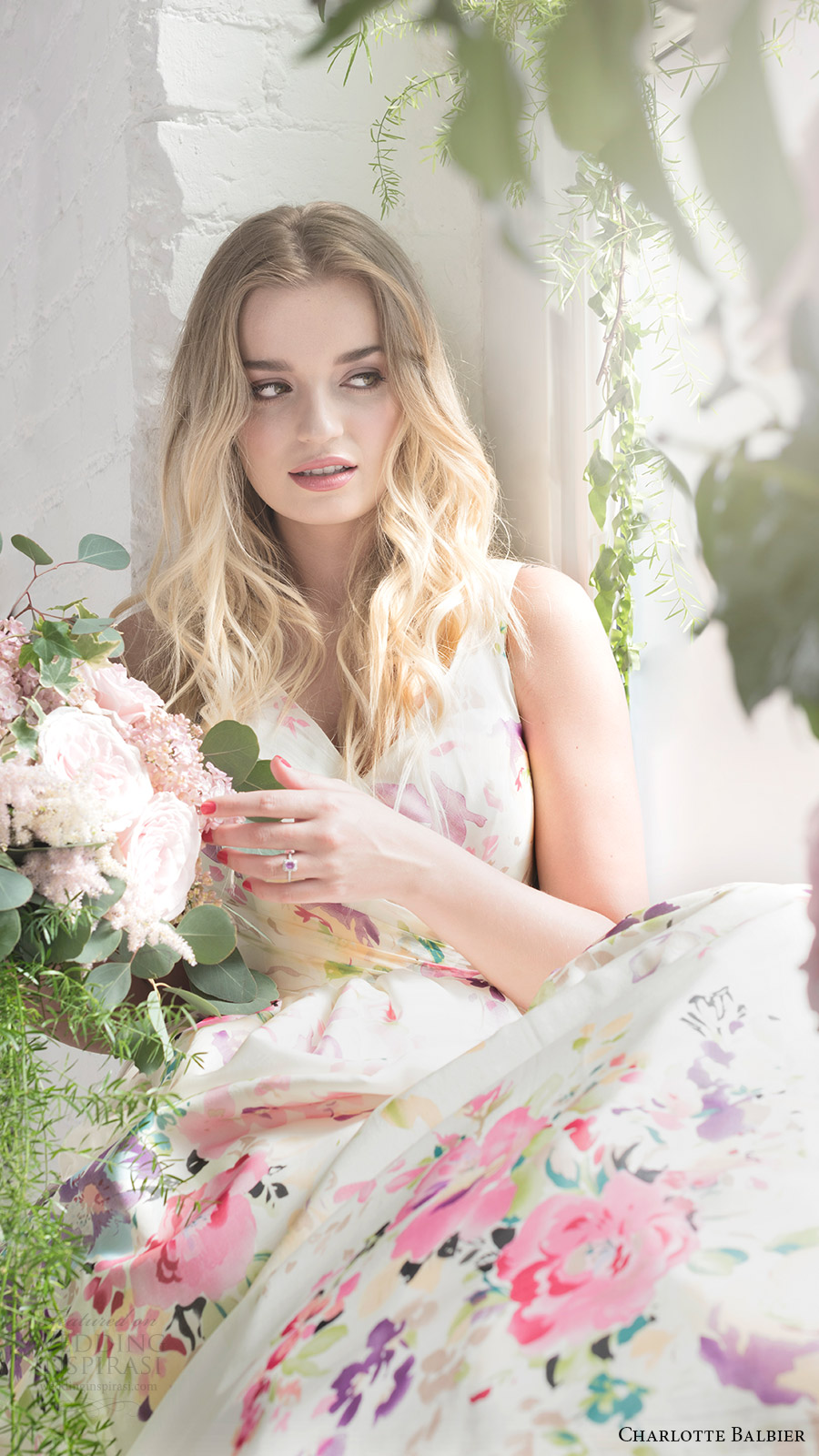 charlotte balbier bridal 2017 sleeveless vneck ball gown wedding dress (untamed love) zv floral print multicolor charlotte balbier bridal 2017 sleeveless vneck ball gown wedding dress (untamed love) zv floral print multicolor