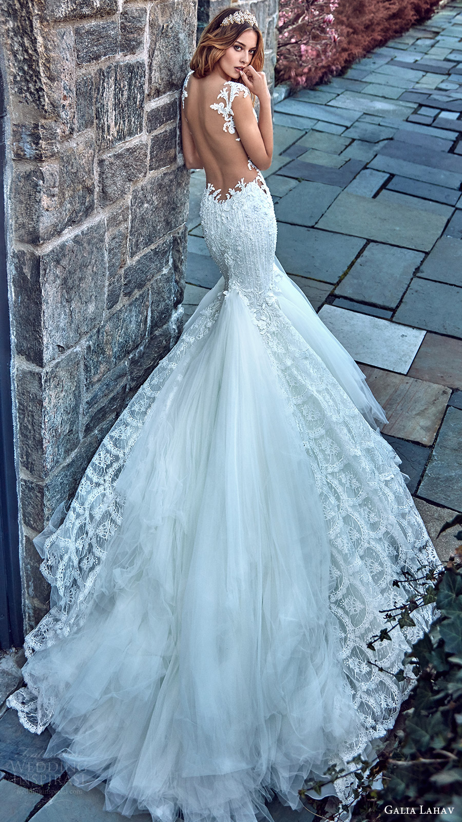 galia lahav bridal spring 2017 cap sleeves sweetheart mermaid wedding dress (ms elle) bv low back train galia lahav bridal spring 2017 cap sleeves sweetheart mermaid wedding dress (ms elle) bv low back train