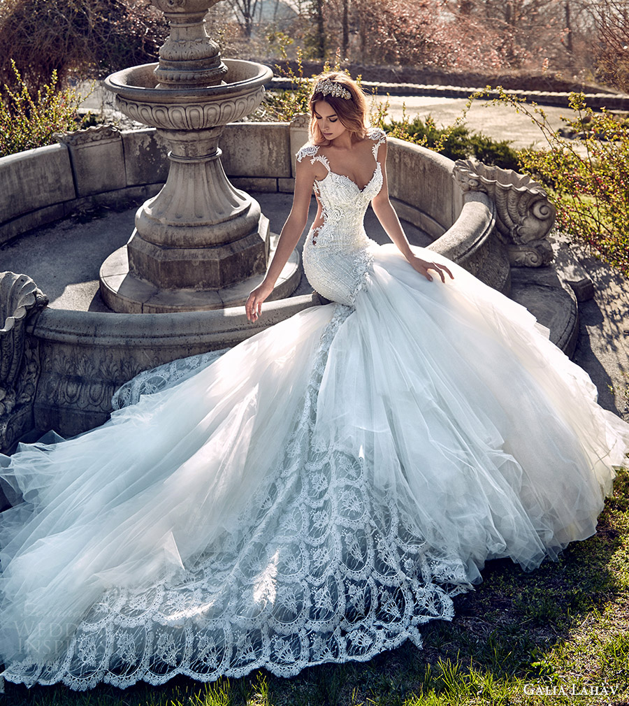 galia lahav bridal spring 2017 cap sleeves sweetheart mermaid wedding dress (ms elle) fv train galia lahav bridal spring 2017 cap sleeves sweetheart mermaid wedding dress (ms elle) fv train