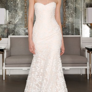 romona keveza bridal spring 2017 strapless sweetheart trumpet wedding dress (rk7408) mv