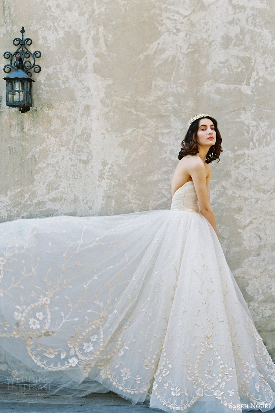 sareh nouri bridal spring 2017 strapless straightacross ball gown wedding dress (ivy) fv sareh nouri bridal spring 2017 strapless straightacross ball gown wedding dress (ivy) fv