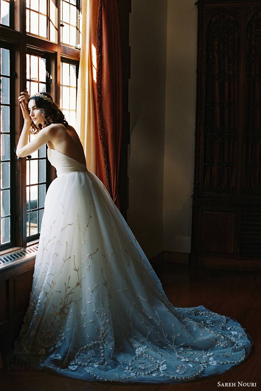 sareh nouri bridal spring 2017 strapless straightacross ball gown wedding dress (ivy) sv train sareh nouri bridal spring 2017 strapless straightacross ball gown wedding dress (ivy) sv train