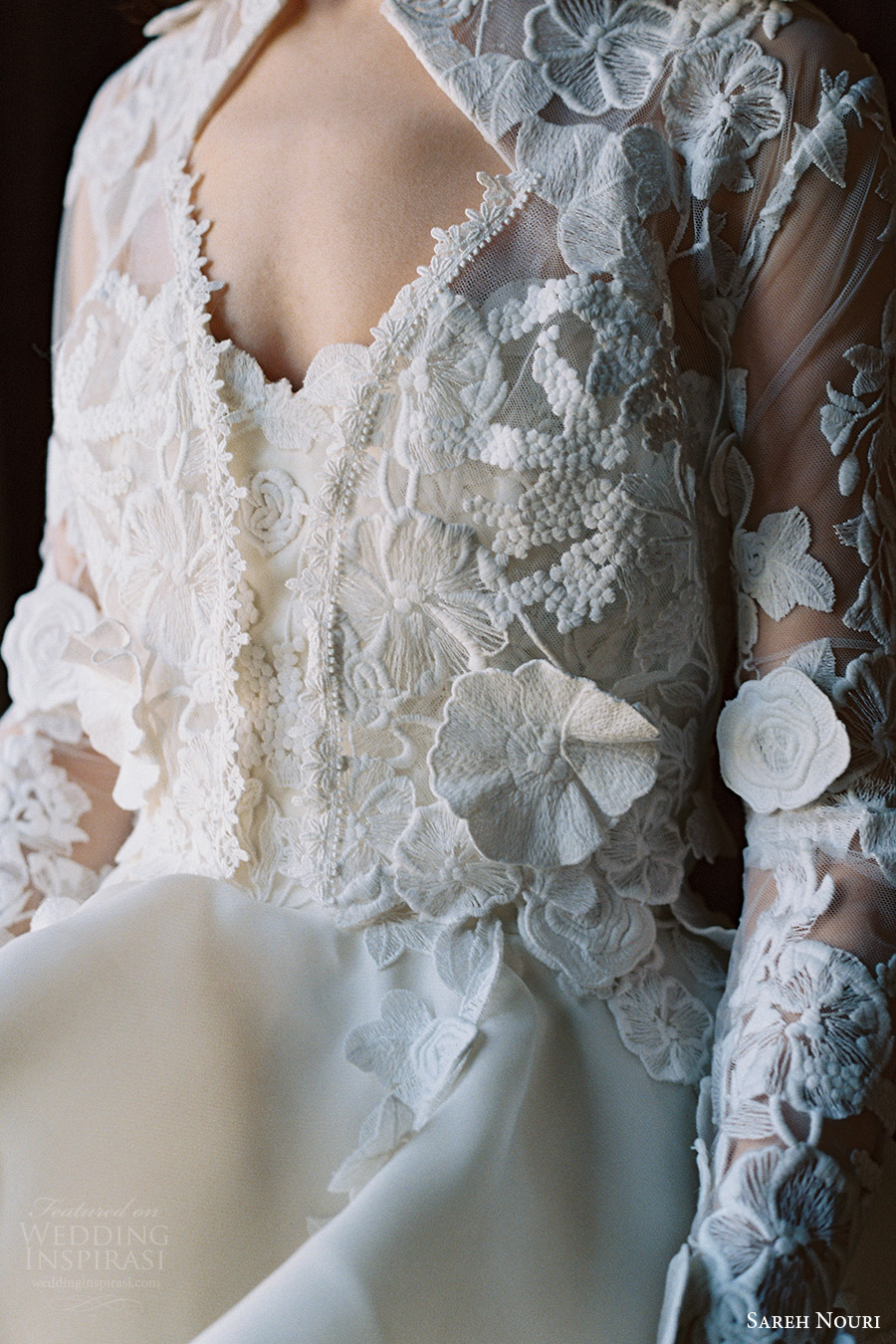 sareh nouri bridal spring 2017 strapless sweetheart ball gown wedding dress (dahlia) zv lace jacket sareh nouri bridal spring 2017 strapless sweetheart ball gown wedding dress (dahlia) zv lace jacket