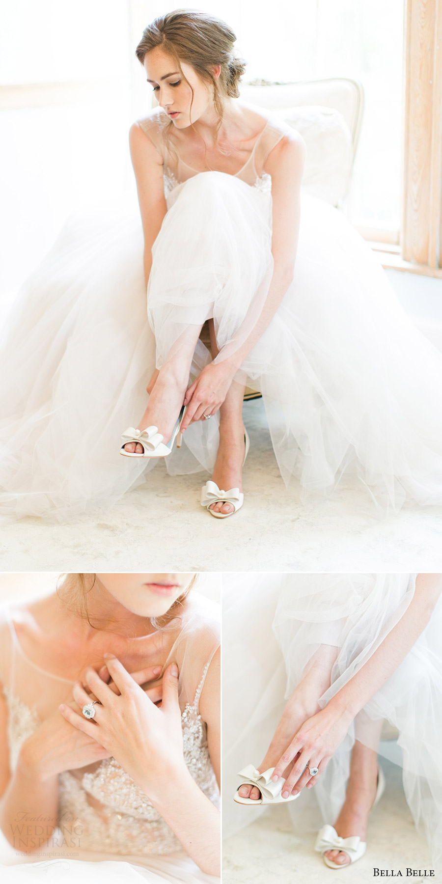 bella belle bridal shoes 2016 julia d orsay peep toe 3.5 inch heels wedding shoes bow rachel may photography