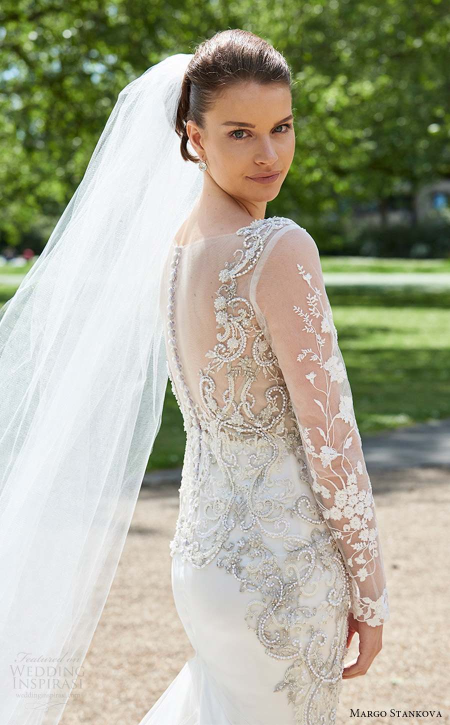 margo stankova bridal 2017 illusion long sleeves beaded bodice trumpet wedding dress (02) bv margo stankova bridal 2017 illusion long sleeves beaded bodice trumpet wedding dress (02) bv