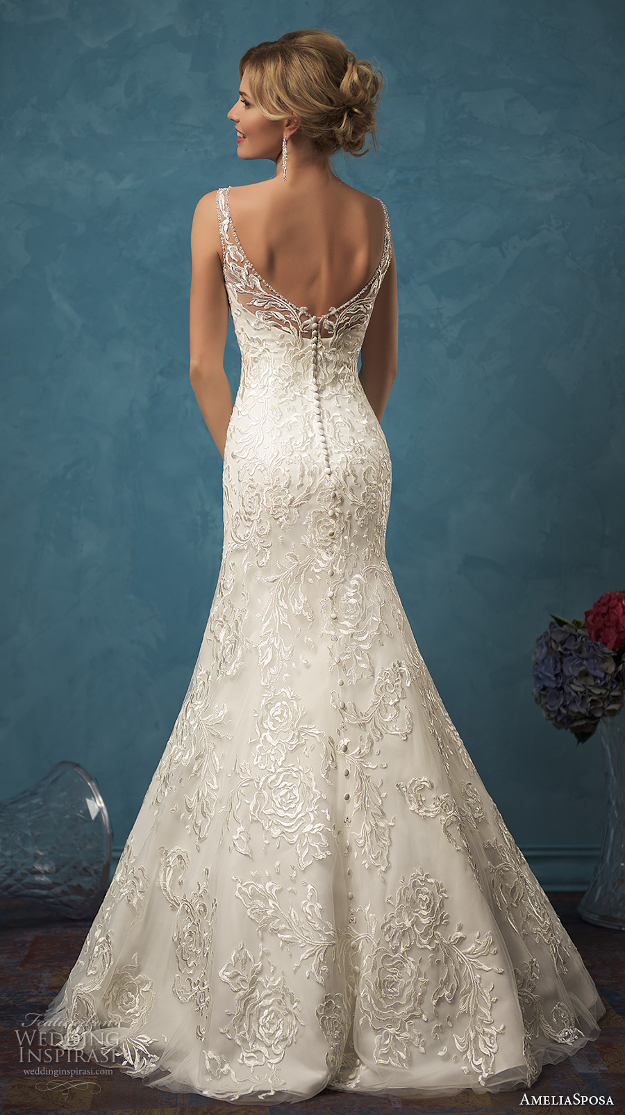 Bateau Mermaid Wedding Dress 2