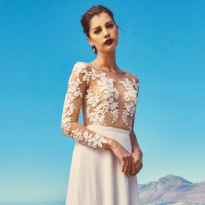 elbeth gillis 2017 milk honey bridal separates collection