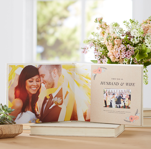 shutterfly wedding photo book premium layflat page album style