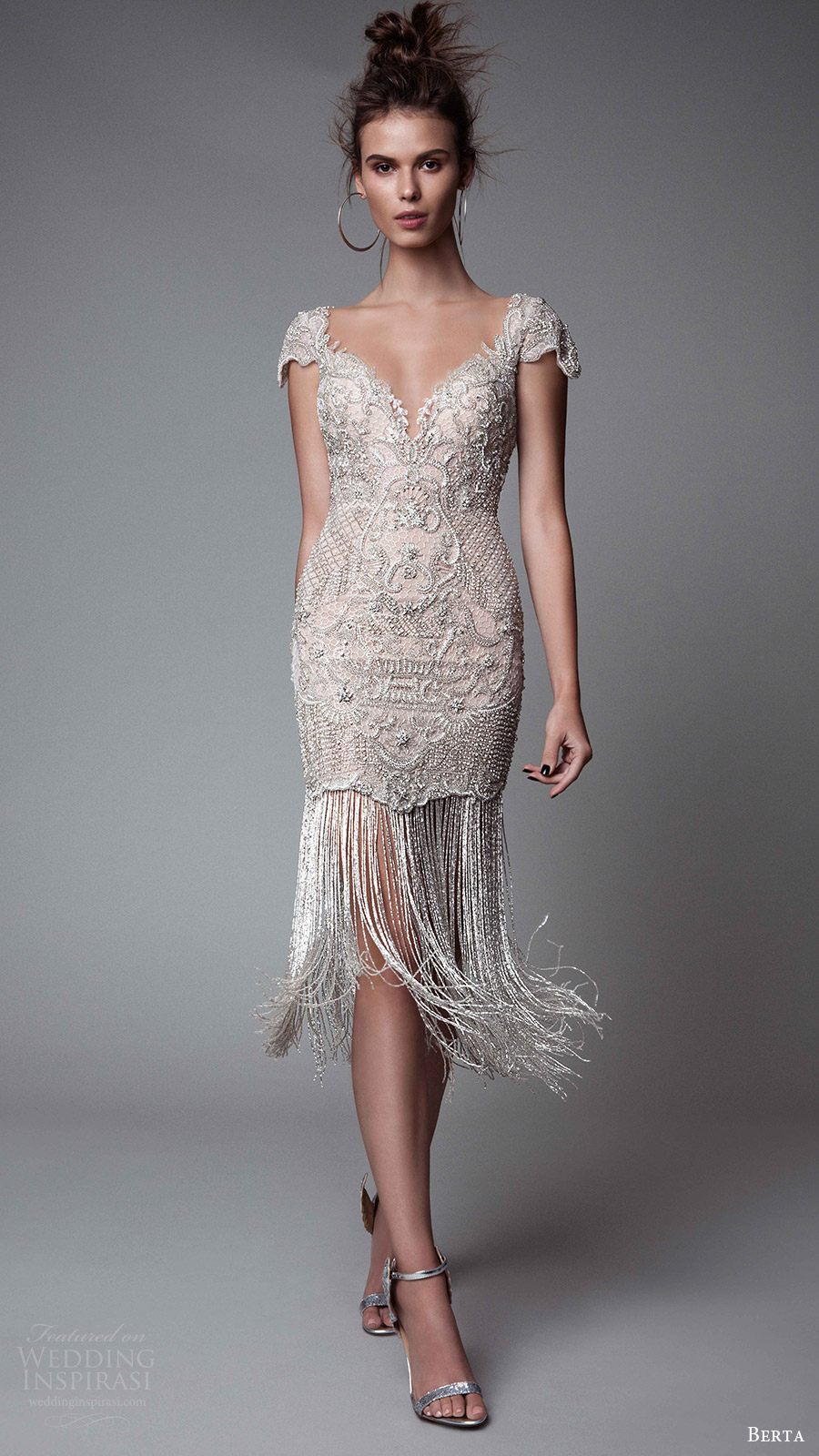 berta rtw fall 2017 (17 14) cap sleeves off white mini dress fringe skirt mv berta rtw fall 2017 (17 14) cap sleeves off white mini dress fringe skirt mv