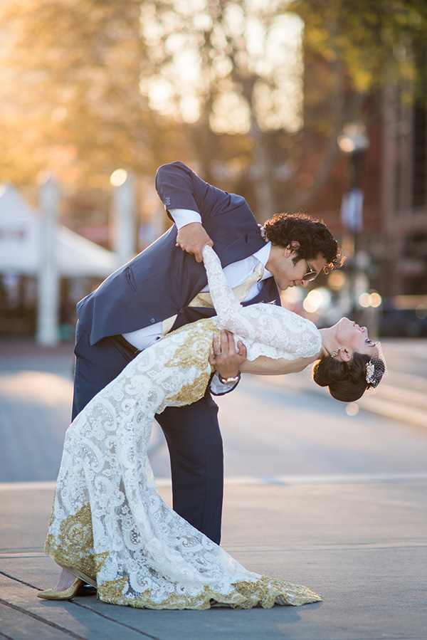 courthouse wedding civil ceremony portland oregon real bride inspiration jessica chintan gold jewel colors fun weddings powers studios photography (28)