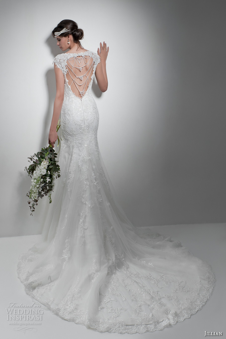 jillian 2017 bridal cap sleeves illusion boat sweetheart neckline full embellishment elegant sheath wedding dress keyhole back chapel train (melba) bv jillian 2017 bridal cap sleeves illusion boat sweetheart neckline full embellishment elegant sheath wedding dress keyhole back chapel train (melba) bv