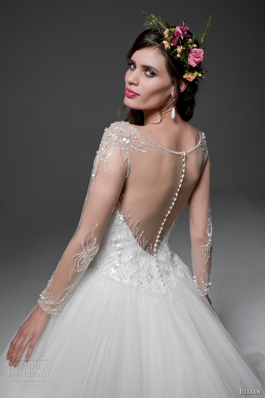 jillian 2017 bridal sheer long sleeves illusion bateau sweetheart neckline heavily embellished bodice tulle skirt princess ball gown wedding dress sheer back royal train (maura) zbv jillian 2017 bridal sheer long sleeves illusion bateau sweetheart neckline heavily embellished bodice tulle skirt princess ball gown wedding dress sheer back royal train (maura) zbv