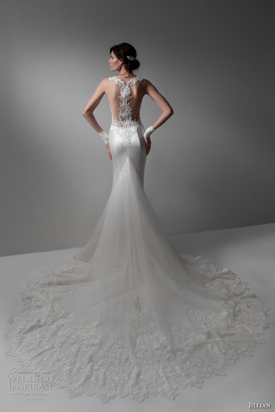 jillian 2017 bridal sleeveless illusion jewel v neckline heavily embellished bodice satin skirt elegant sheath wedding dress illusion back chapel train (mirta) bv jillian 2017 bridal sleeveless illusion jewel v neckline heavily embellished bodice satin skirt elegant sheath wedding dress illusion back chapel train (mirta) bv