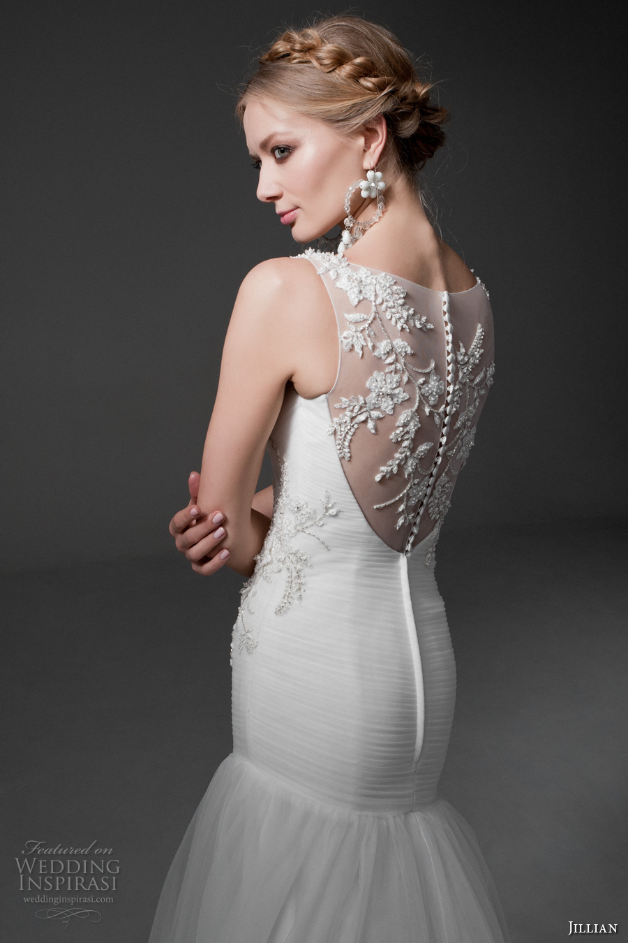 jillian 2017 bridal sleeveless strap v neck surplice bodice lightly embellished drop waist tulle skirt elegant modified a line wedding lace back chapel train (maya) zbv jillian 2017 bridal sleeveless strap v neck surplice bodice lightly embellished drop waist tulle skirt elegant modified a line wedding lace back chapel train (maya) zbv