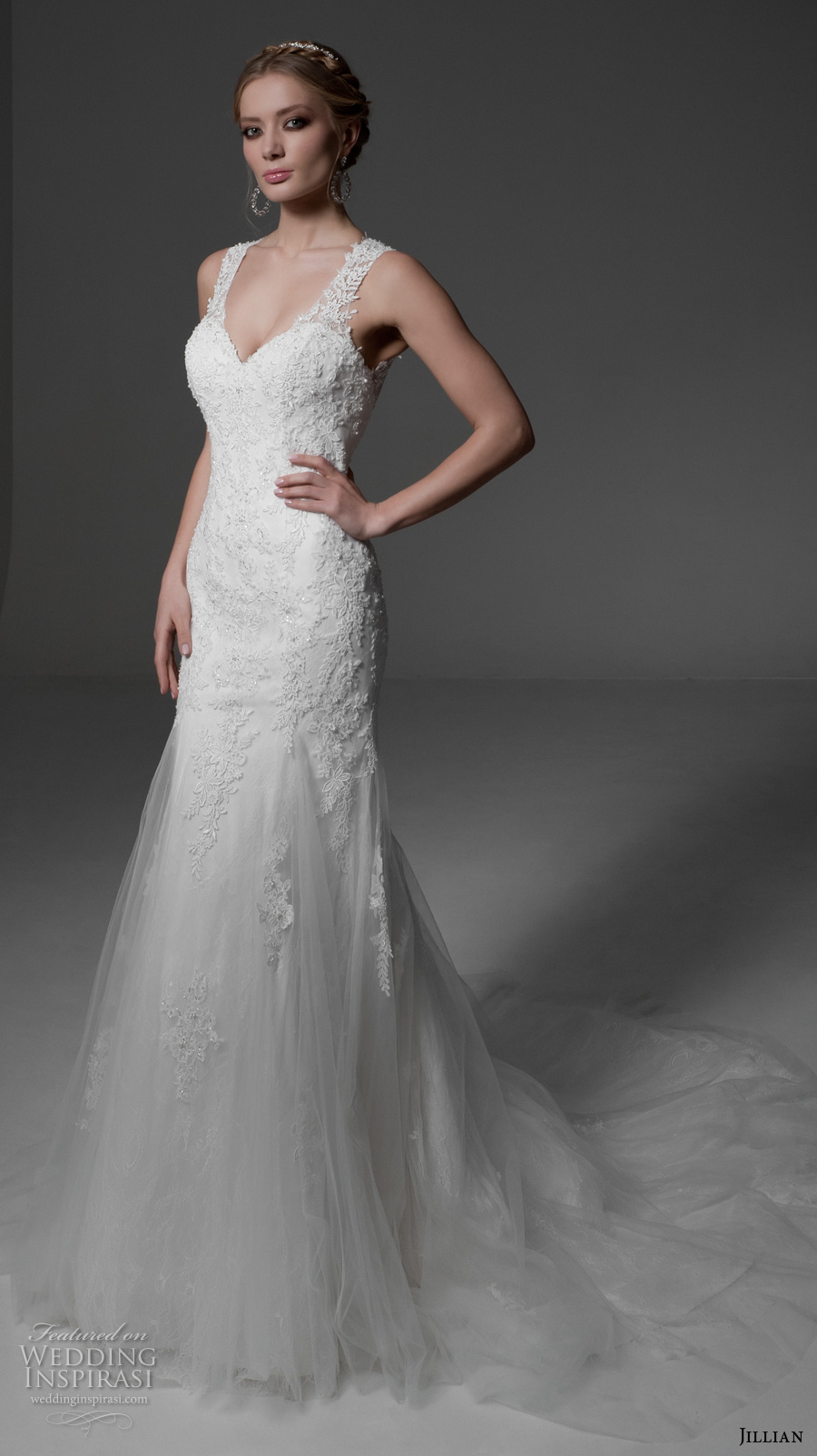 jillian 2017 bridal sleeveless thick strap sweetheart neckline heavily embellished bodice elegant modified a line wedding dress illusion back chapel train (meryl) mv jillian 2017 bridal sleeveless thick strap sweetheart neckline heavily embellished bodice elegant modified a line wedding dress illusion back chapel train (meryl) mv