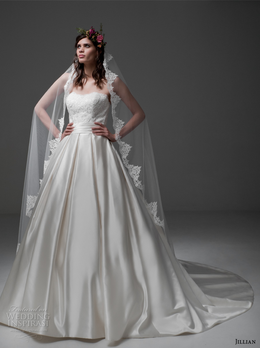 jillian 2017 bridal strapless semi sweetheart neckline heavily embellished bodice satin skirt classic a line ball gown wedding dress pockets long train (margherita) mv jillian 2017 bridal strapless semi sweetheart neckline heavily embellished bodice satin skirt classic a line ball gown wedding dress pockets long train (margherita) mv