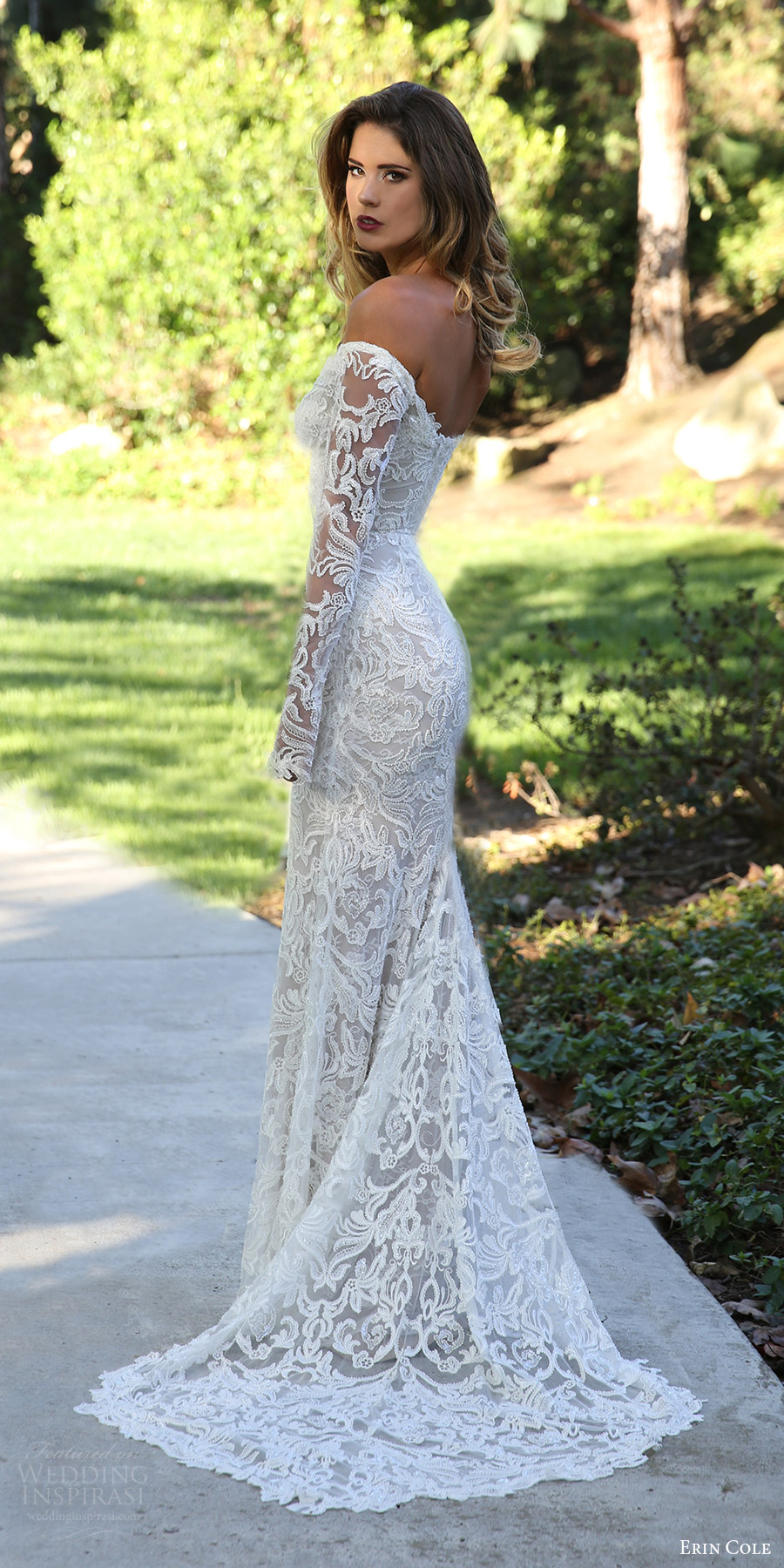 erin cole fall 2017 bridal off shoulder long sleeves beaded lace sheath wedding dress (antoinette) mv pointed train elegant erin cole fall 2017 bridal off shoulder long sleeves beaded lace sheath wedding dress (antoinette) mv pointed train elegant