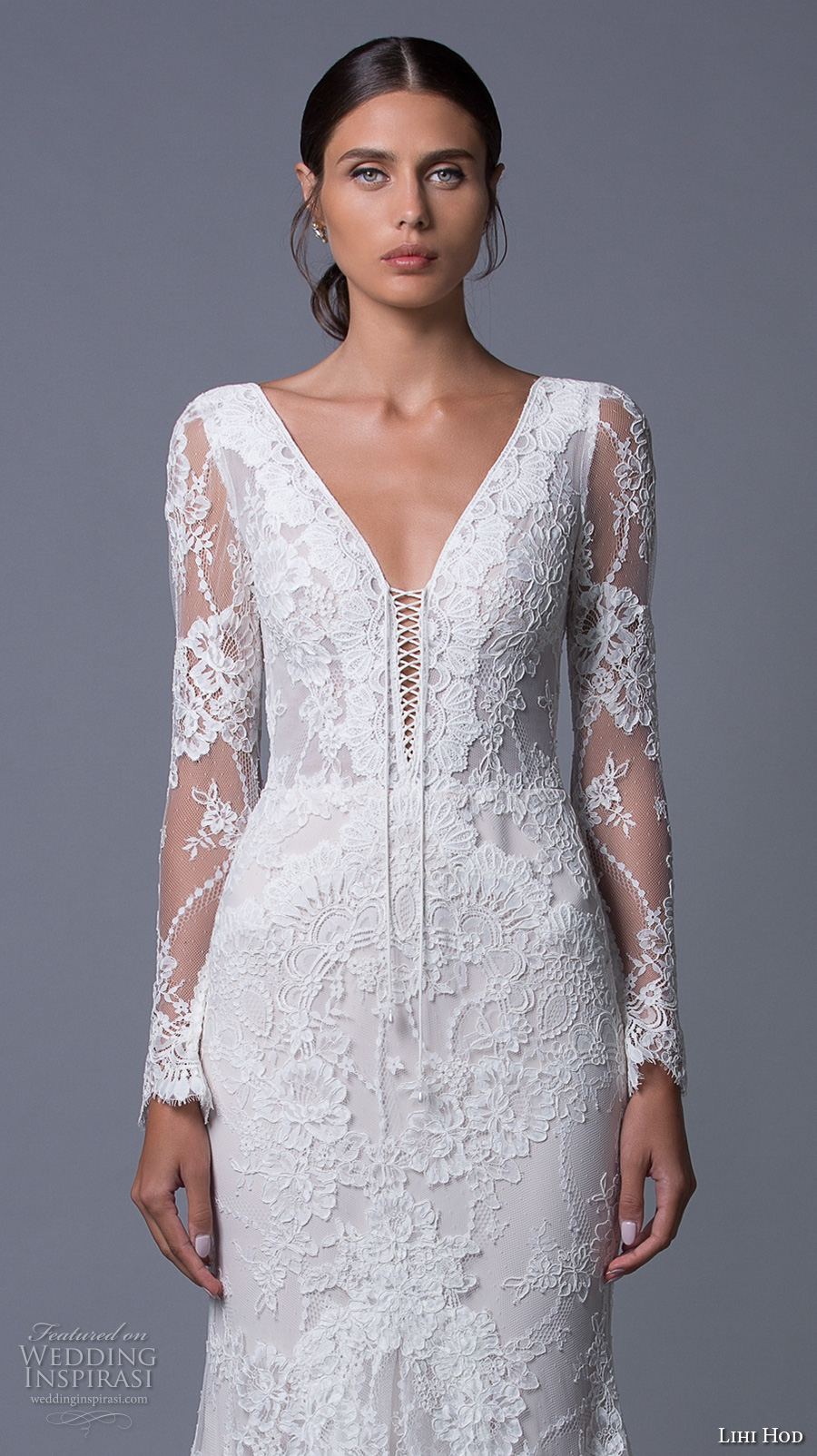 lihi hod 2017 bridal long sleeves v neck full embellishment beautiful elegant romantic trumpet mermaid wedding dress v low back sweep train (zoe) zv lihi hod 2017 bridal long sleeves v neck full embellishment beautiful elegant romantic trumpet mermaid wedding dress v low back sweep train (zoe) zv