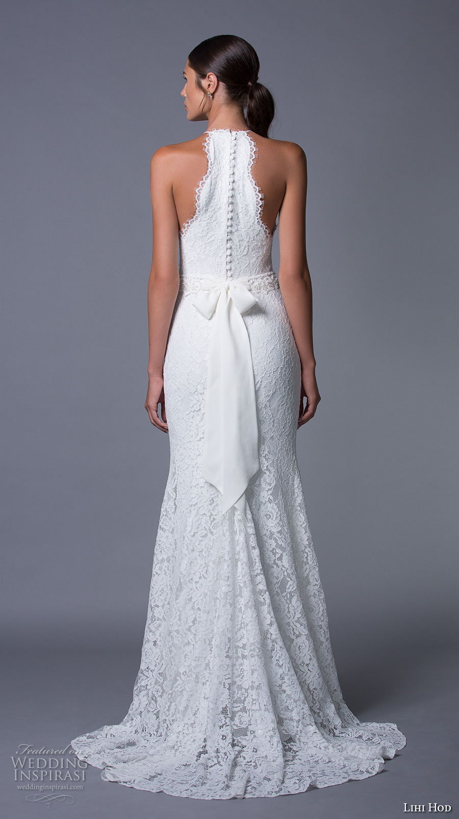 lihi hod 2017 bridal sleeveless halter neck full embellishment classy elegant lace trumpet mermaid wedding dress sweep train (lauren) bv lihi hod 2017 bridal sleeveless halter neck full embellishment classy elegant lace trumpet mermaid wedding dress sweep train (lauren) bv