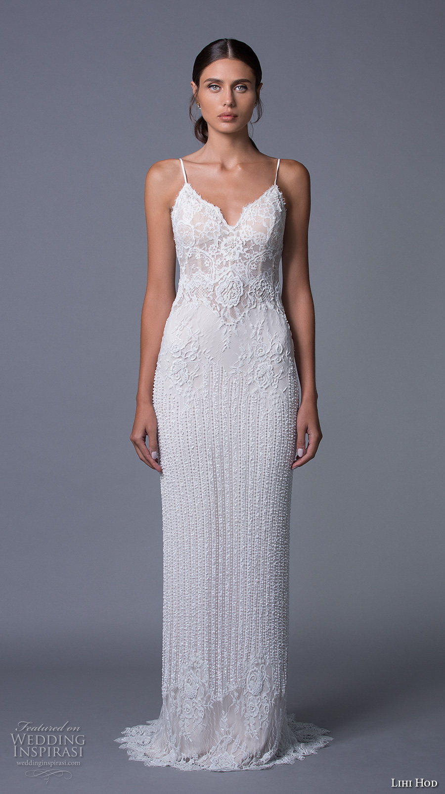 lihi hod 2017 bridal spagetti strap heavily v neck embellished bodice elegant sheath wedding dress sweep train (amber) mv lihi hod 2017 bridal spagetti strap heavily v neck embellished bodice elegant sheath wedding dress sweep train (amber) mv