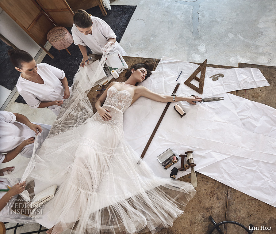 lihi hod 2017 bridal strapless sweetheart neckline bustier heavily embellished bodice bohemian sexy a line wedding dress sweep train (jane) mv lihi hod 2017 bridal strapless sweetheart neckline bustier heavily embellished bodice bohemian sexy a line wedding dress sweep train (jane) mv