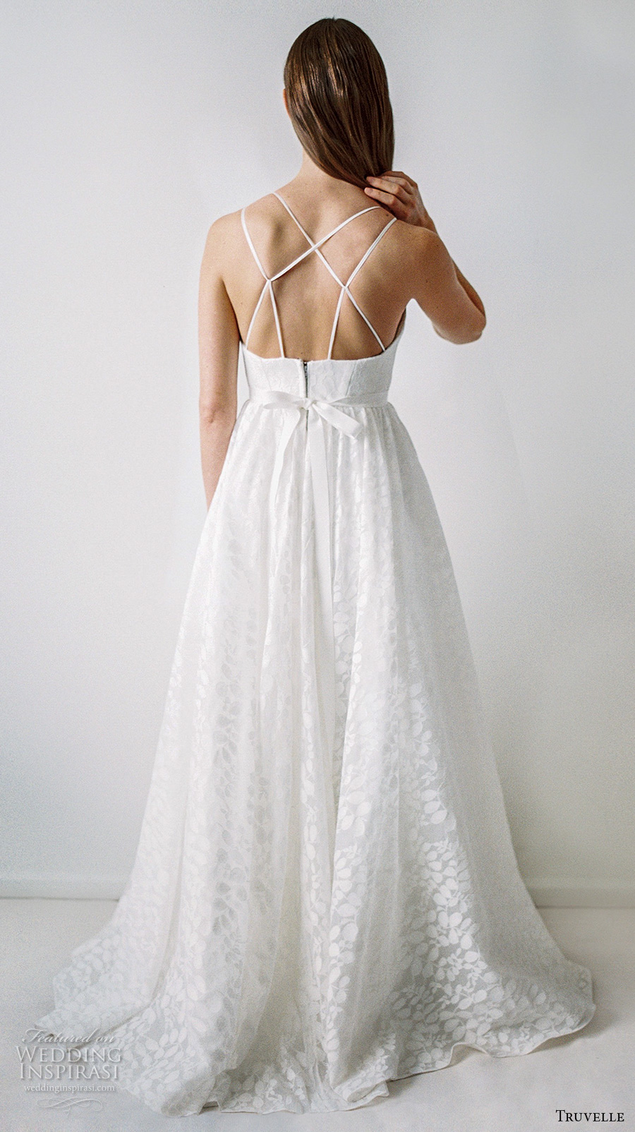truvelle 2017 bridal double spagetti strap deep sweetheart neckline full embellishment romantic a line wedding dress strap back (hamilton) bv truvelle 2017 bridal double spagetti strap deep sweetheart neckline full embellishment romantic a line wedding dress strap back (hamilton) bv
