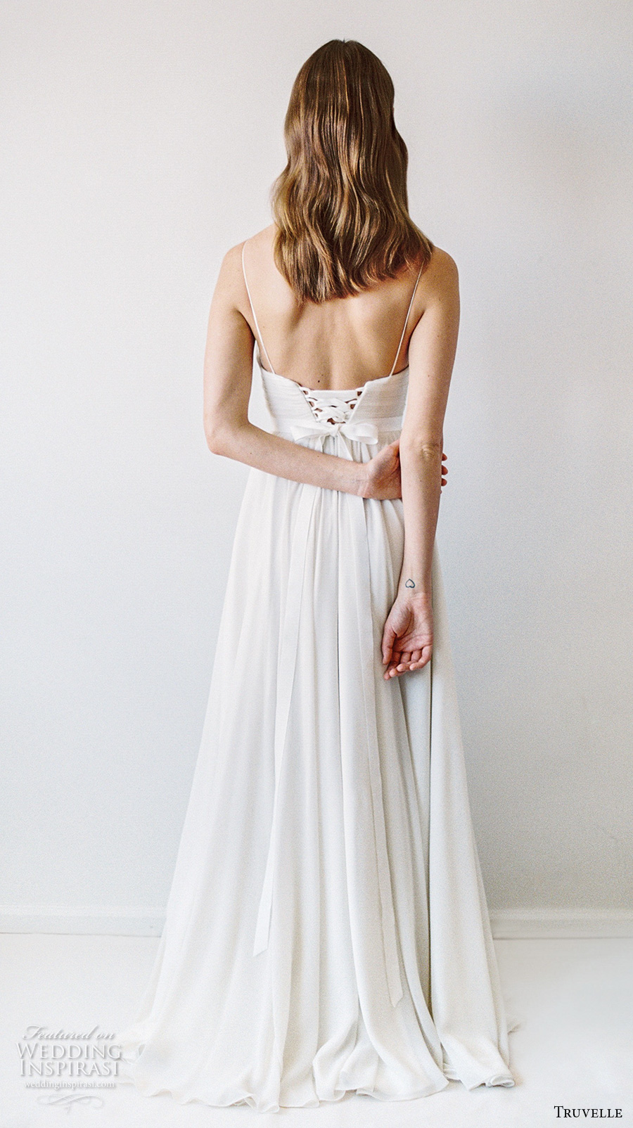 truvelle 2017 bridal sleeveless spagetti strap v neckline ruched bodice side split skirt modified a line wedding dress sweep train (cordova) bv truvelle 2017 bridal sleeveless spagetti strap v neckline ruched bodice side split skirt modified a line wedding dress sweep train (cordova) bv