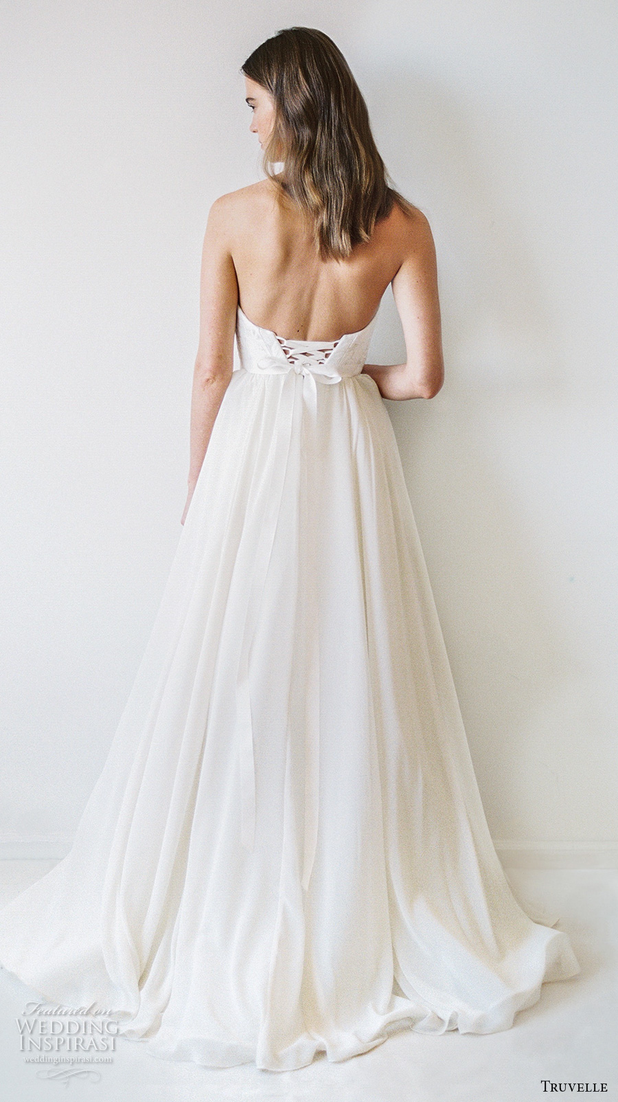 truvelle 2017 bridal strapless sweetheart neckline heavily embellished bodice classic romantic a line wedding dress ribbon back (georgia) bv truvelle 2017 bridal strapless sweetheart neckline heavily embellished bodice classic romantic a line wedding dress ribbon back (georgia) bv