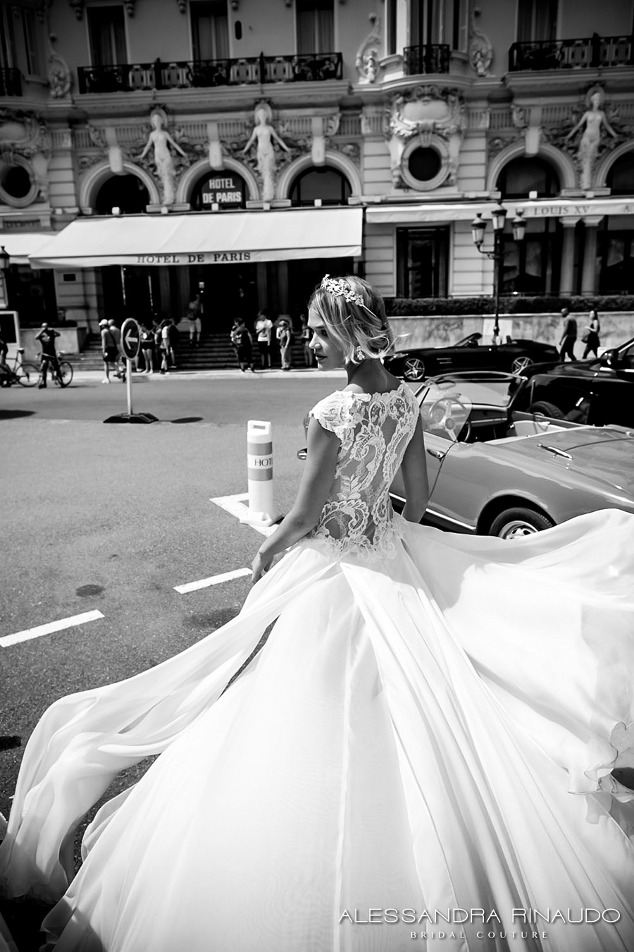alessandra rinaudo 2017 bridal cap sleeves bateau neckline heavily embellished bodice sexy slit a  line wedding dress lace back chapel train (bethania) zv