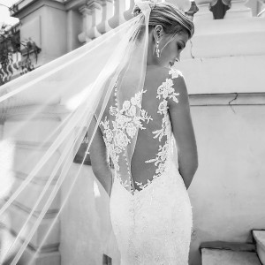 alessandra rinaudo 2017 bridal cap sleeves sweetheart neckline full embellishment elegant mermaid wedding dress illusion low back long train (berenice) zbv
