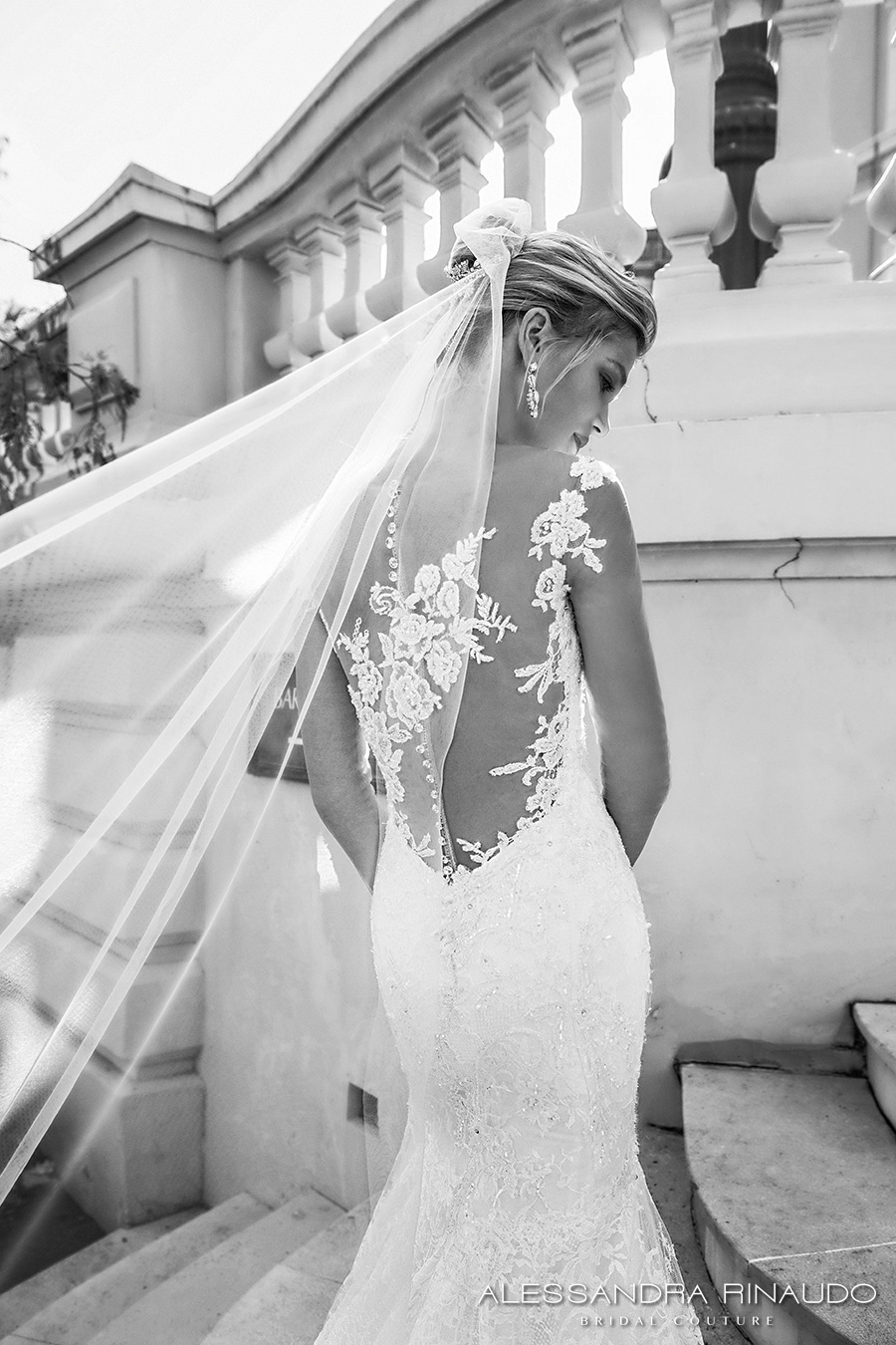 alessandra rinaudo 2017 bridal cap sleeves sweetheart neckline full embellishment elegant mermaid wedding dress illusion low back long train (berenice) zbv 
