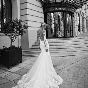 alessandra rinaudo 2017 bridal lace long sleeves illusion boat sweetheart neckline elegant fit and flare wedding dress illusion low back long train (bergenia) mv bv