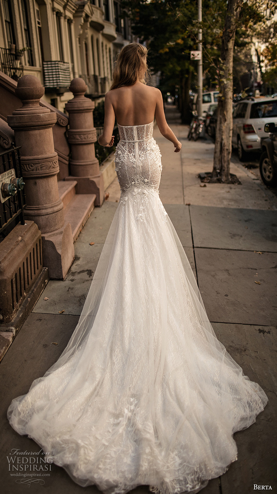 berta fall 2017 bridal strapless sweetheart neckline bustier heavily embellished bodice romantic sexy mermaid wedding dress long train (007) bv berta fall 2017 bridal strapless sweetheart neckline bustier heavily embellished bodice romantic sexy mermaid wedding dress long train (007) bv