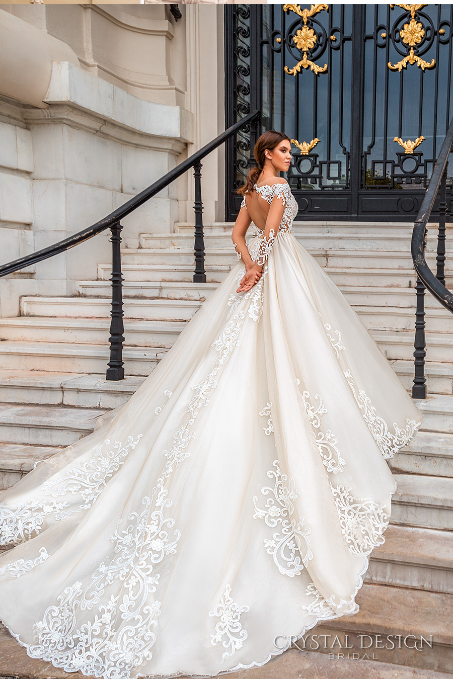 Crystal Design  2019 Wedding  Dresses   Haute Couture Bridal  