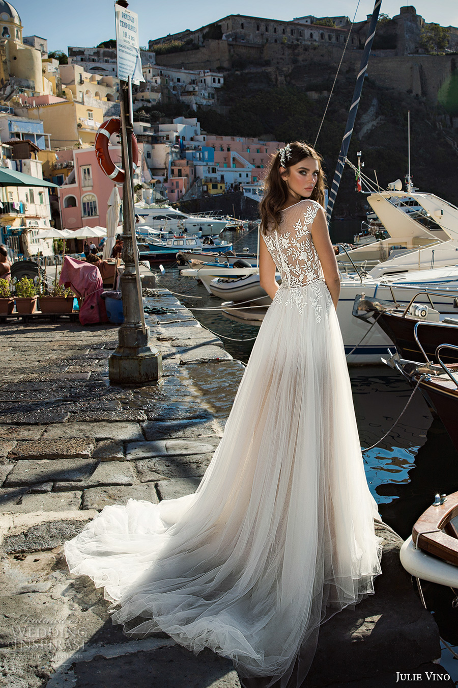 julie vino fall 2017 bridal cap sleeves illusion bateau neckline heavily embellished bodice tulle skirt romantic modified a line wedding dress sweep train (1209) bv julie vino fall 2017 bridal cap sleeves illusion bateau neckline heavily embellished bodice tulle skirt romantic modified a line wedding dress sweep train (1209) bv