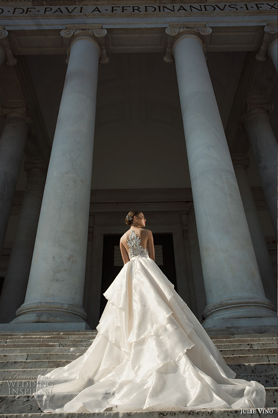 julie vino fall 2017 bridal strapless deep plunging sweetheart neckline heavily embellished bodice beautiful princess a line wedding dress halter back royal train (1217 1215) bv julie vino fall 2017 bridal strapless deep plunging sweetheart neckline heavily embellished bodice beautiful princess a line wedding dress halter back royal train (1217 1215) bv