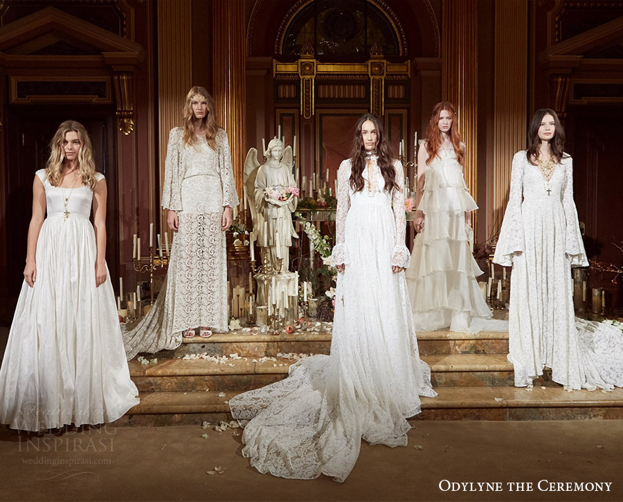 odylyne the ceremony fall 2017 new york  bridal fashion week collection lineup wedding dresses 