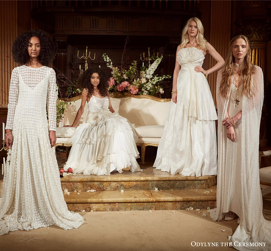 odylyne the ceremony fall 2017 new york  bridal fashion week collection lineup wedding dresses  