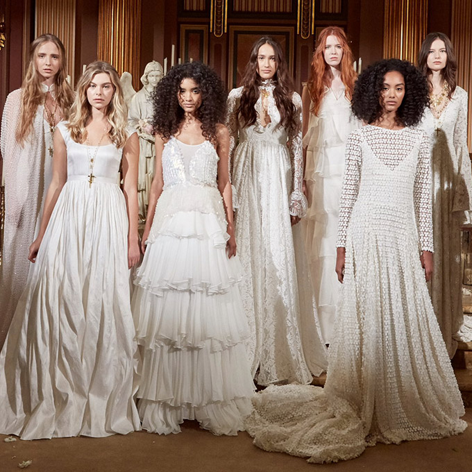 Odylyne the Ceremony Fall 2017 Wedding Dresses New York Bridal Week Highlights Wedding Inspirasi