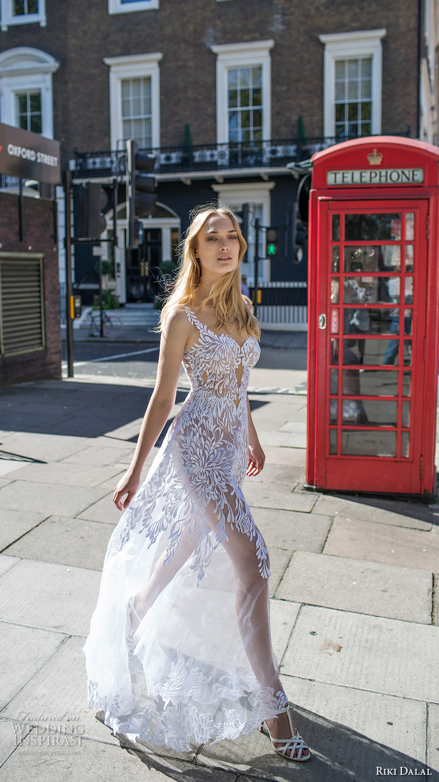 riki dalal fall 2017 bridal thin strap sweetheart neckline heavily embellished bodice sophiscated modified sheer a  line wedding dress low back sweep train (1919) mv