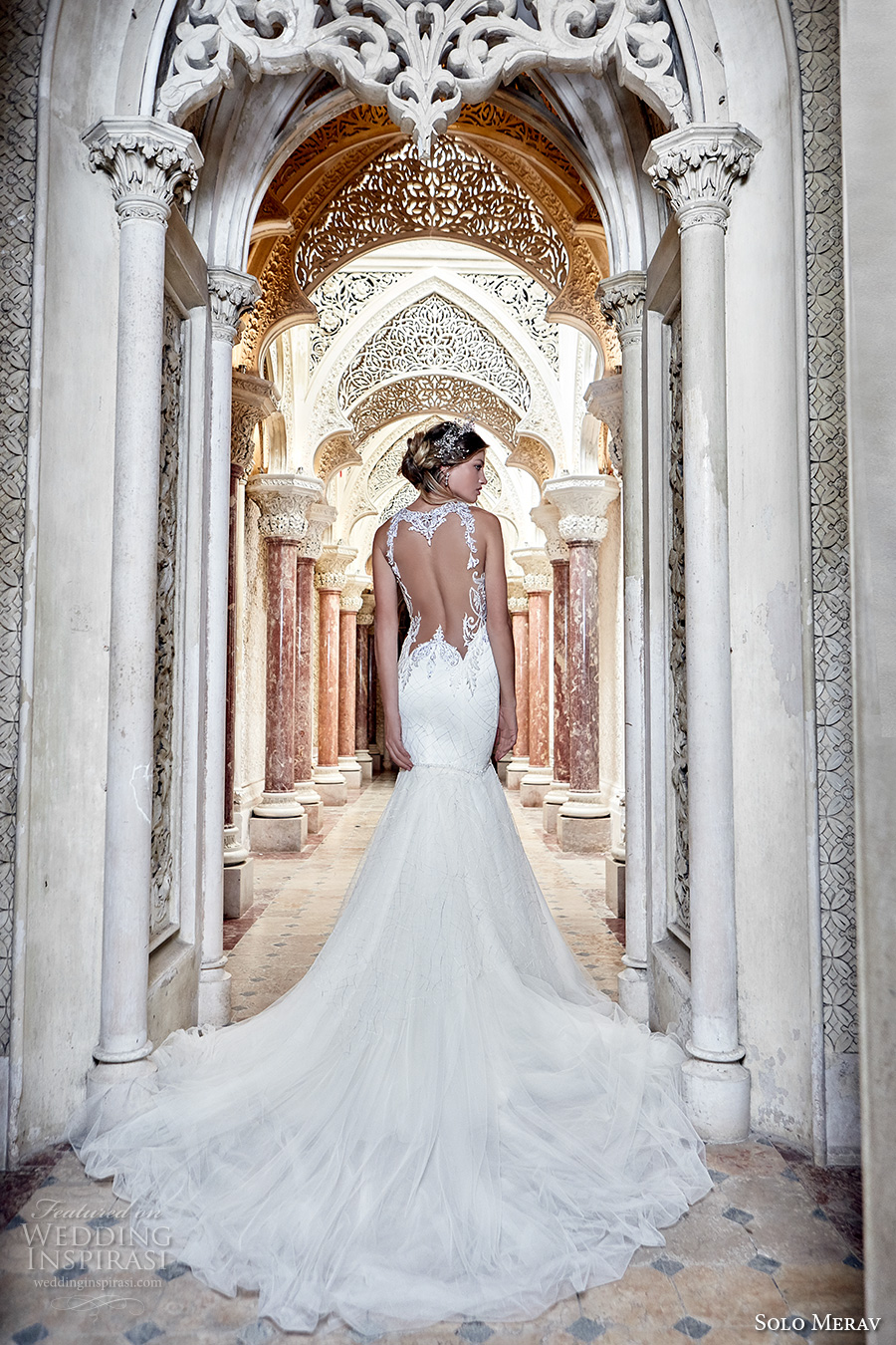 solo merav 2017 bridal sleeveless illusion jewel deep plunging sweetheart neckline heavily embellished bodice elegant fit and flare mermaid wedding dress keyhole back chapel train (adel) bv solo merav 2017 bridal sleeveless illusion jewel deep plunging sweetheart neckline heavily embellished bodice elegant fit and flare mermaid wedding dress keyhole back chapel train (adel) bv
