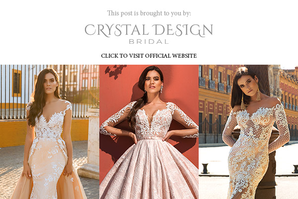 Beautiful Wedding Dresses from the 2017 Crystal Design Collection —  “Sevilla” Bridal Campaign